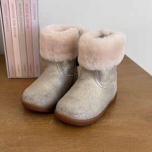 UGG Kids Boots in Silver and Pink